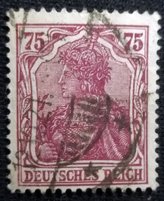 Germania 75pf lilac type I (esimerkkikuva)