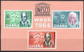 Human Rights Day, UNESCO, Einstein, Washington (Souvenir sheet of 3) (esimerkkikuva)