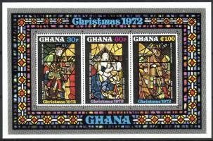 Christmas 1972 - Paintings (Souvenir sheet of 3) Imperf. (esimerkkikuva)