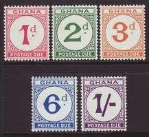 Ghana Postage Due stamps (5) (esimerkkikuva)