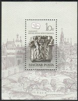 Stamp Day: Architectural sculptures from Buda Castle Souvenir Sheet (esimerkkikuva)