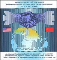 U.S.-Soviet Summit Souvenir Sheet (esimerkkikuva)