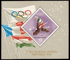 Winter Olympic Games (France 1968) Souvenir Sheet (esimerkkikuva)