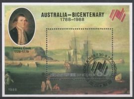 200 years of colonization of Australia Souvenir Sheet (esimerkkikuva)