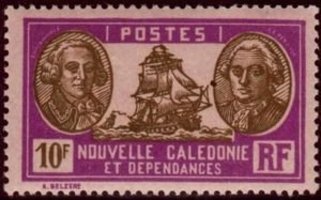 Admiral de Bougainville and Count de La Perouse 10f (esimerkkikuva)