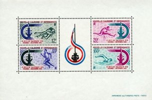 2. South Pacific Games, Noumea II Souvenir sheet (esimerkkikuva)