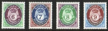 Post horn and crown type 6,7,8,9kr, paper y (4) (esimerkkikuva)