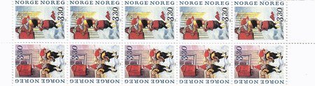 Christmas postage stamps 1992 - Elves (booklet) (esimerkkikuva)