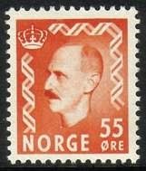 King Haakon VII 55 o orange (esimerkkikuva)