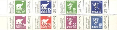 NORWEX ’80 Philatelic Exhibition, Oslo (booklet) (esimerkkikuva)