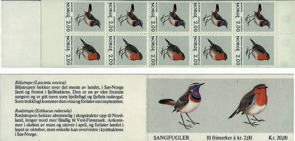 Birds stamp booklet (5x 2 pairs) (esimerkkikuva)