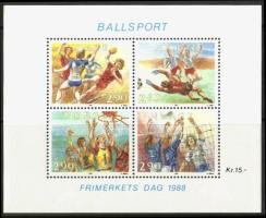 Ball Games Miniature Sheet of 4 (esimerkkikuva)