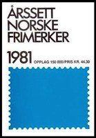 Norja postin vuosilajitelma 1981 (esimerkkikuva)