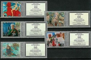 Paintings by Petrov-Votkin (5) with labels (left/right/mix) (esimerkkikuva)