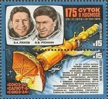 Lyakhov and Ryumin\'s 175 Days in Space (pair) (esimerkkikuva)