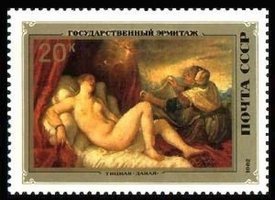 Paintings from the Hermitage - 20k Danae by Titian (esimerkkikuva)