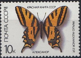 Butterflies - 10k Papilio alexanor (esimerkkikuva)