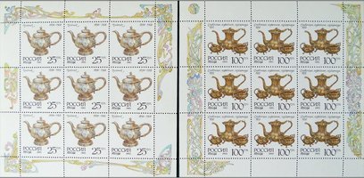 Antique Silver 25r, 100r Sheets (2) (esimerkkikuva)