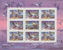 Ducks (Miniature sheet of 9) (esimerkkikuva)