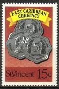 Eastern Caribbean Currency 5/18 - 5-cent coins (esimerkkikuva)