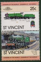 Locomotives 25c (pair) Specimen (esimerkkikuva)