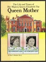 Queen Mother Souvenir Sheet of 2 (esimerkkikuva)