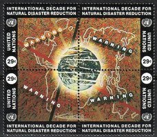 Intl. Decade for Natural Disaster Reduction (Block of 4) (esimerkkikuva)