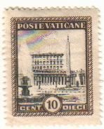 1933 issue 2/18 - Vatican Palace and Obelisk (sample image)