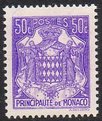 Monaco 1943 - National coat of arms 50c Monaco 1943 - National coat of arms 50c