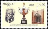 Monaco 1997 - Intl. Grand Prix of Philately. Prince Rainier III., cup, entrace. Monaco 1997 - Intl. Grand Prix of Philately. Prince Rainier III., cup, entrace.