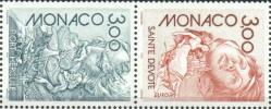 Monaco 1997 - Europa CEPT 1997 - Stories and Legends, pair Monaco 1997 - Europa CEPT 1997 - Stories and Legends, pair