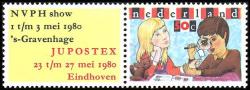 Alankomaat 1980 - Youth philately, with label