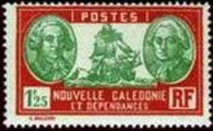 New Caledonia 1928 - Admiral de Bougainville and Count de La Perouse 1.25f New Caledonia 1928 - Admiral de Bougainville and Count de La Perouse 1.25f