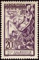 New Caledonia 1937 - International Exhibition of Paris 20c New Caledonia 1937 - International Exhibition of Paris 20c