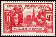 New Caledonia 1937 - International Exhibition of Paris 40c New Caledonia 1937 - International Exhibition of Paris 40c