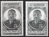 Uusi-Kaledonia 1945 - F. Eboué (1885-1944), Governor of Chad (2)