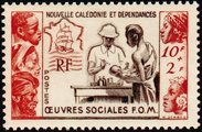 New Caledonia 1950 - The benefit of social work New Caledonia 1950 - The benefit of social work