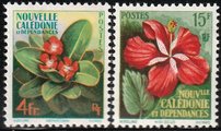New Caledonia 1958 - Flowers (2) New Caledonia 1958 - Flowers (2)