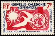 New Caledonia 1958 - 10th anniversary of the Declaration of Human Rights New Caledonia 1958 - 10th anniversary of the Declaration of Human Rights