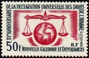 New Caledonia 1963 - 15th anniversary of the Declaration of Human Rights New Caledonia 1963 - 15th anniversary of the Declaration of Human Rights
