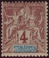 Uusi-Kaledonia 1892 - Navigation and Commerce 4c Uusi-Kaledonia 1892 - Navigation and Commerce 4c
