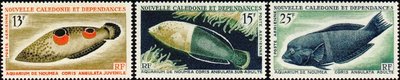 New Caledonia 1965 - Aquarium of Nouméa III Clown Coris (3) New Caledonia 1965 - Aquarium of Nouméa III Clown Coris (3)