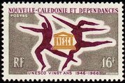 New Caledonia 1966 - UNESCO 25 year anniv. New Caledonia 1966 - UNESCO 25 year anniv.