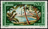 New Caledonia 1967 - Lifou Island landscape New Caledonia 1967 - Lifou Island landscape