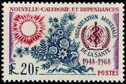 Uusi-Kaledonia 1968 - World Health Organization 25th anniv.