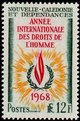 Uusi-Kaledonia 1968 - International Year of Human Rights