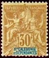 Uusi-Kaledonia 1892 - Navigation and Commerce 30c Uusi-Kaledonia 1892 - Navigation and Commerce 30c