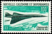 New Caledonia 1969 - Supersonic Concorde New Caledonia 1969 - Supersonic Concorde