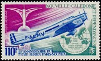 Uusi-Kaledonia 1972 - 40th anniv. the first air link Paris-Noumea