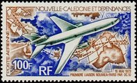 Uusi-Kaledonia 1973 - First flight Noumea to Paris by DC 10 Uusi-Kaledonia 1973 - First flight Noumea to Paris by DC 10